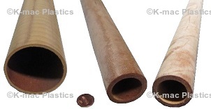 Canvas Phenolic Tubes 1/8 Inch Wall