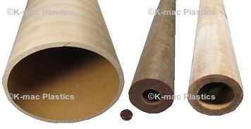 Linen Phenolic Tubes 1/4" Wall