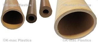 Linen Phenolic Tubes 1/2 Inch Wall