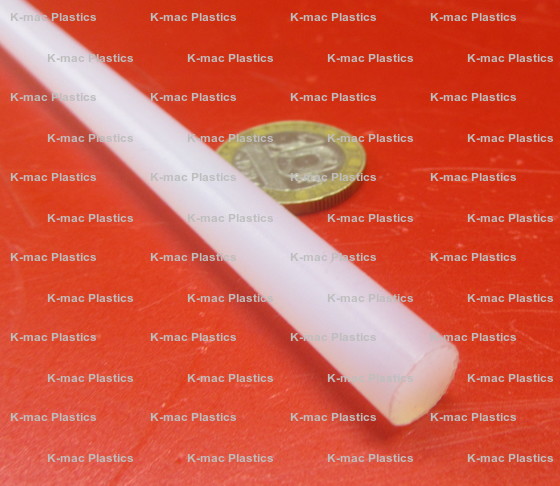 PVDF Kynar Plastic Rod, .250 to 9.000 Inch Diameter